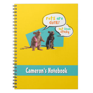 Rats Are Cute But Kinda Stinky Notebook