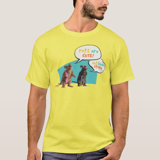 Rats Are Cute But Kinda Stinky T-Shirt (Front)