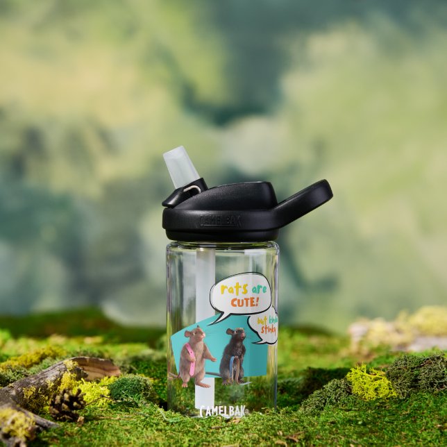 Rats Are Cute But Kinda Stinky Water Bottle (Outdoor)