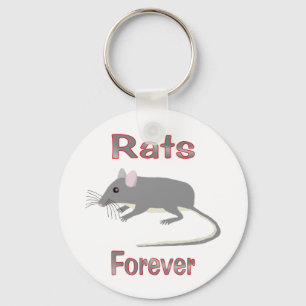 Rats Forever Key Ring