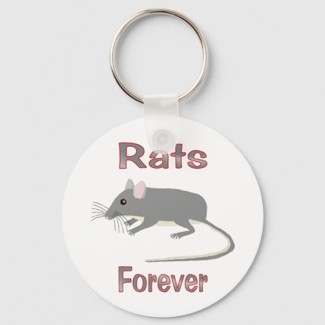 Rats Forever Key Ring (Front)