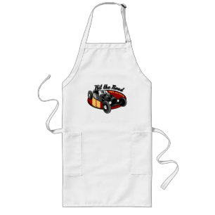 Rats goin'racing long apron