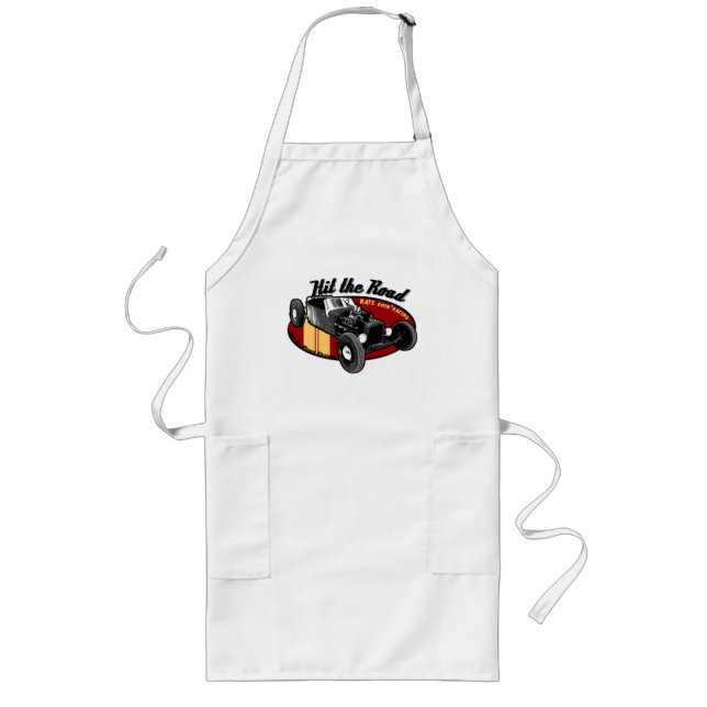 Rats goin'racing long apron (Front)