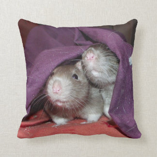 rats hiding American Mojo pillow