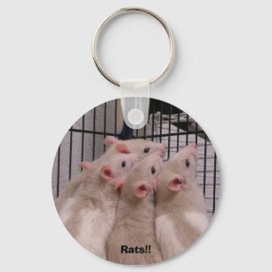 Rats!! Key Ring