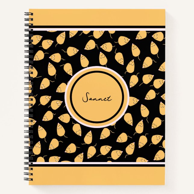 Rats pattern notebook (Front)