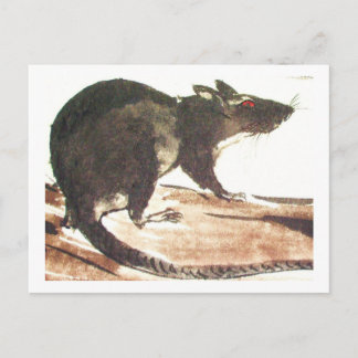 Ratte No. 01 * Council * rat postcards* rat-art po Postcard