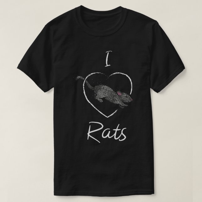 Ratte Rat Owner Rat Lover Rodents T-Shirt (Design Front)