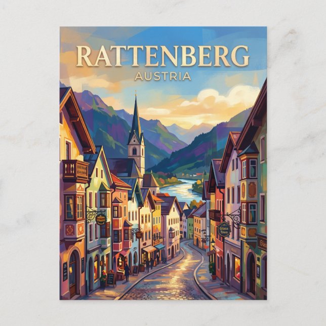 Rattenberg Austria Postcard (Front)