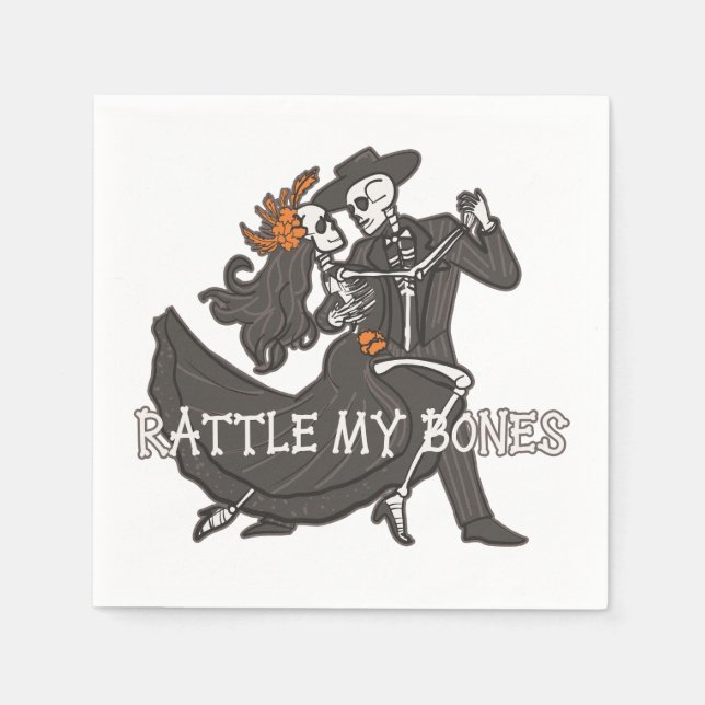 Rattle My Bones Napkin (Front)