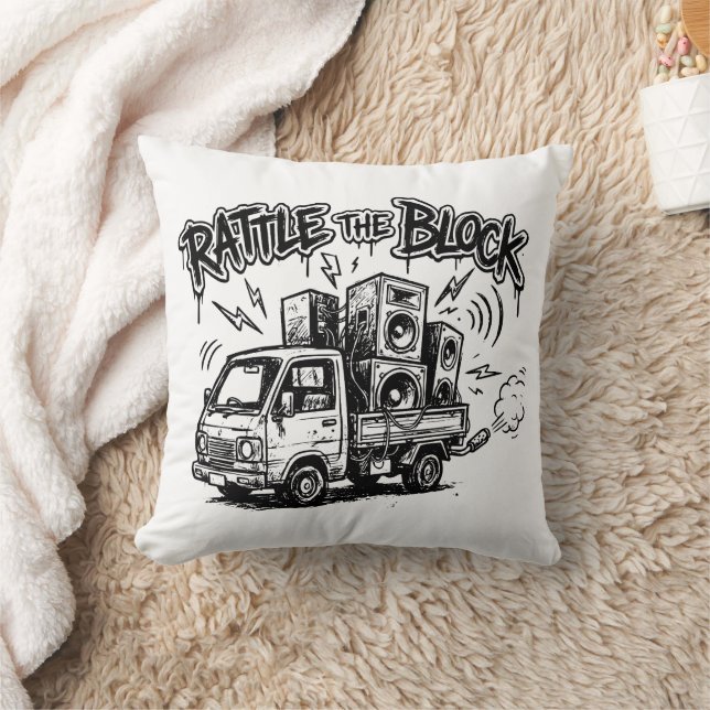 Rattle The Block Cushion (Blanket)