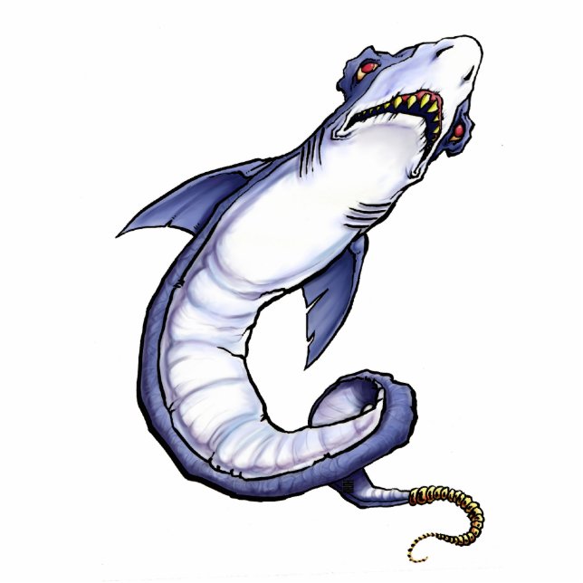 Rattleshark Photo Sculpture Magnet (Front)