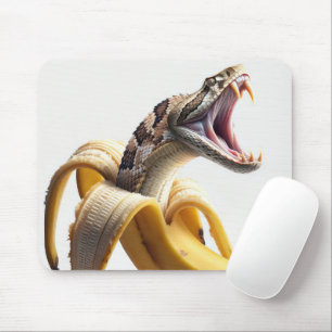 Rattlesnake and Banana Fusion Mouse Mat