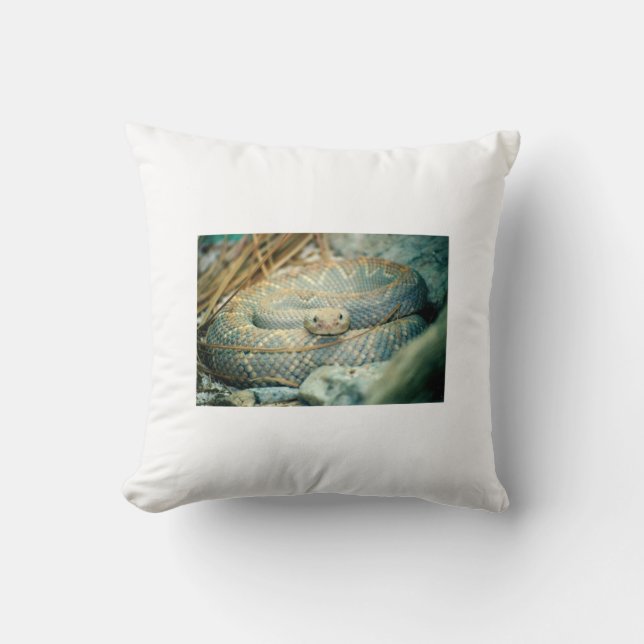 Rattlesnake Cushion (Front)