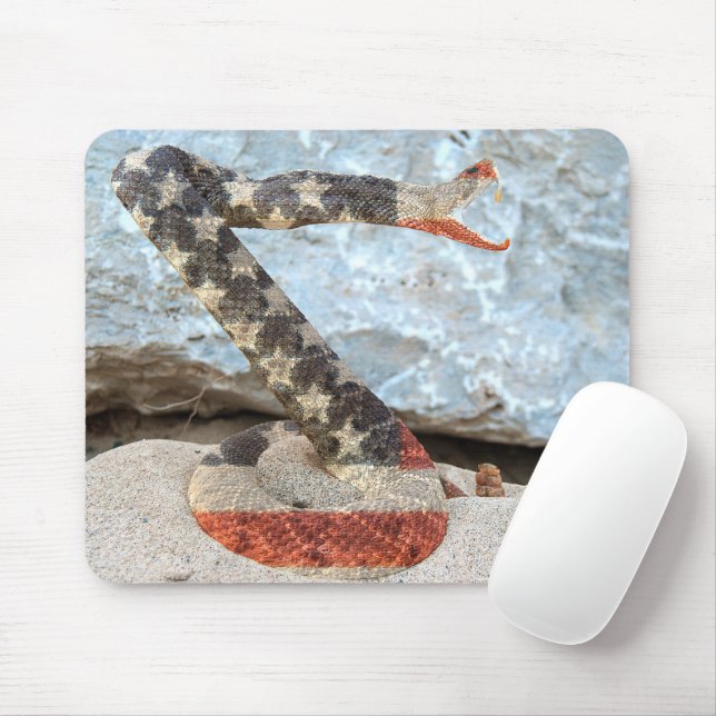 Rattlesnake Flag Design Mouse Mat (With Mouse)