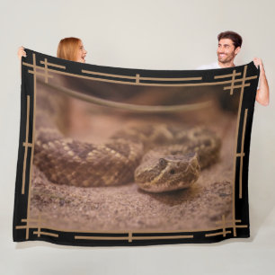 Rattlesnake Fleece Blanket