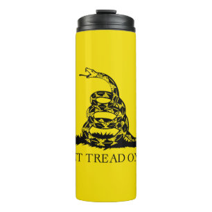 Rattlesnake Gadsden Flag: Fight, Resistance Thermal Tumbler