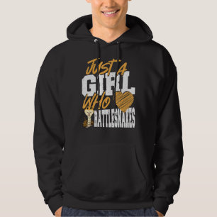 Rattlesnake Just A Girl Who Loves Rattlesnakes 1 Hoodie
