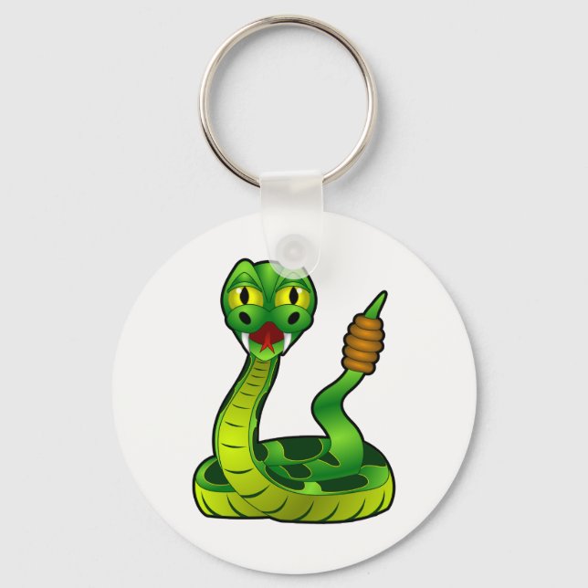 Rattlesnake Key Ring (Front)