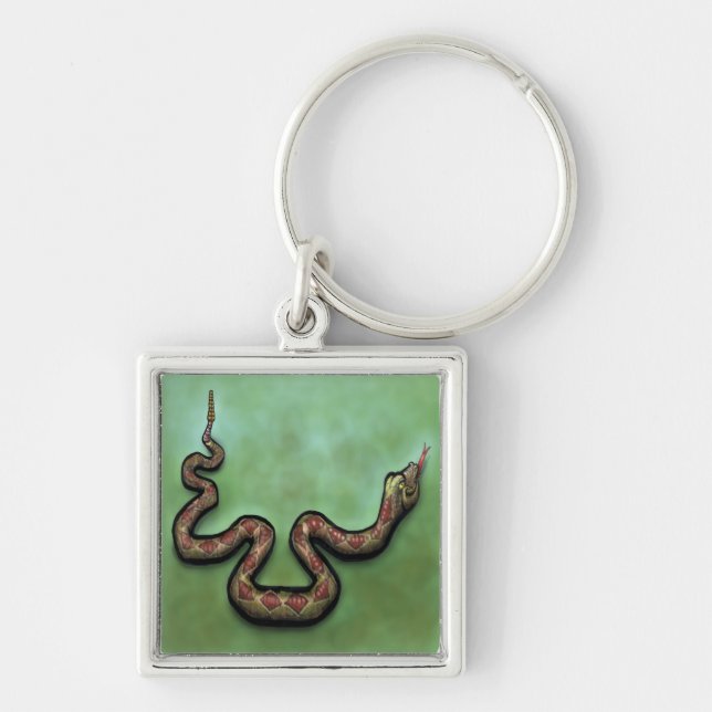 Rattlesnake Key Ring (Front)