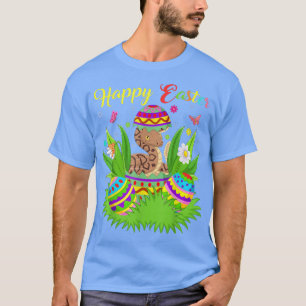 Rattlesnake Lover Floral Easter Egg Funny Rattlesn T-Shirt