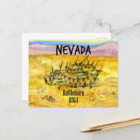 Rattlesnake Nevada Battleborn 1864 Desert Hills