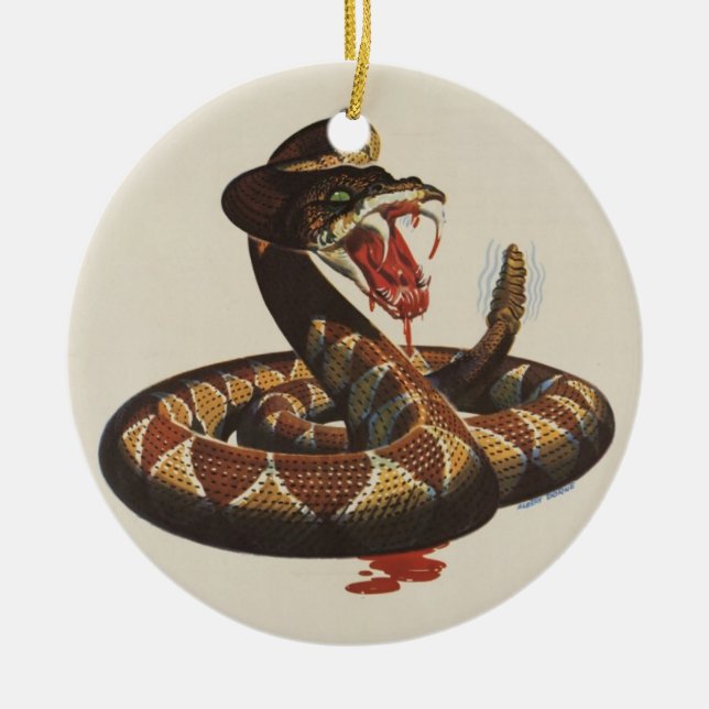Rattlesnake Ornament (Front)