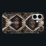 Rattlesnake Print Cell Phone Case<br><div class="desc">Detailed diamondback rattlesnake print smartphone case.  Versions for most recent iPhone and Galaxy models available.</div>