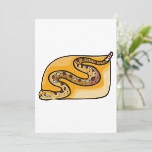 Rattlesnake Reptile Invitation