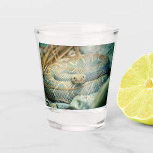 Rattlesnake Shot Glass