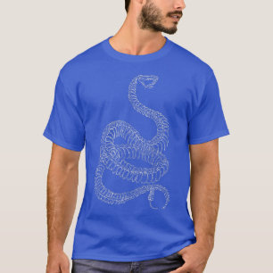 Rattlesnake Skeleton Cool American T-Shirt
