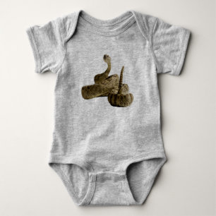 Rattlesnake snake photo kids clothes baby bodysuit
