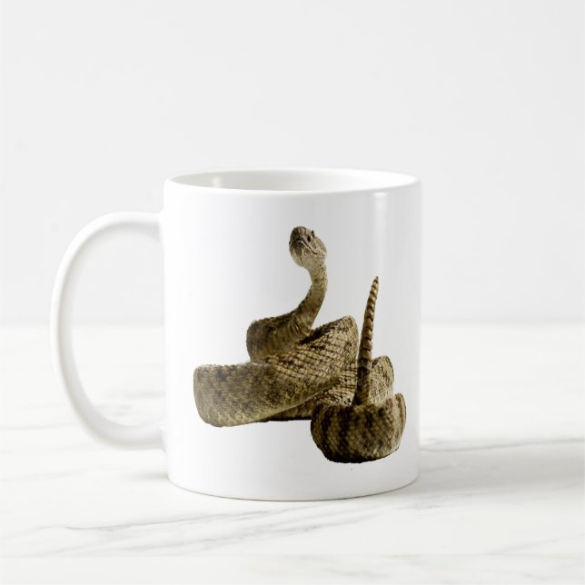 Rattlesnake snake photo mugs (Left)