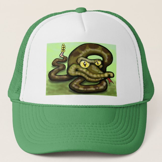 Rattlesnake Trucker Hat (Front)