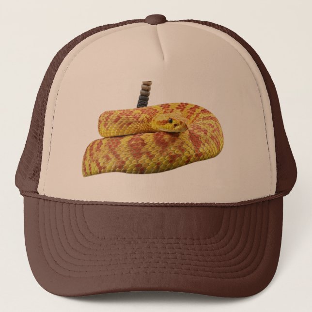 Rattlesnake Trucker Hat, Trucker Hat (Front)