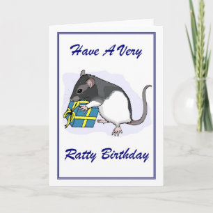 Ratty Birthday Card