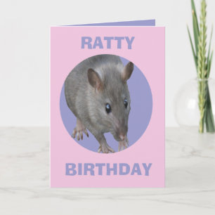 Ratty Customisable Greeting Card