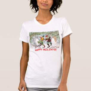 ratty elf dance copy, Happy Holidays! T-Shirt