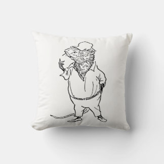 Ratty - Wind In the Willows (1908 Illustration) Cushion
