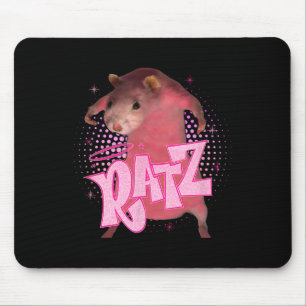 Ratz Fun Pink Mouse Rat Meme Men Women Halloween C Mat