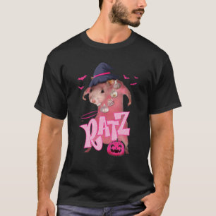 RATZ Pink Meme Pumpkin Halloween Funny Premium Cos T-Shirt