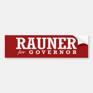 RAUNER FOR GOVERNOR 2014 BUMPER STICKER