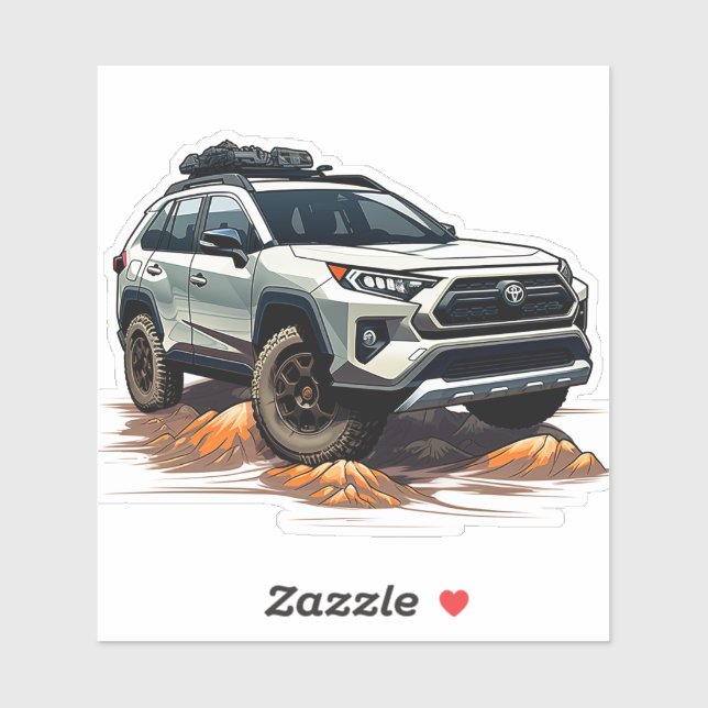 Rav 4 Vinyl Sticker  (Sheet)