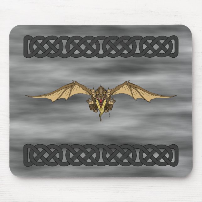 Ravaging Dragoness Mouse Mat (Front)