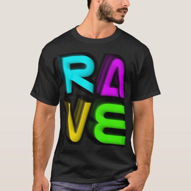 RAVE 3D T-Shirt (Front)