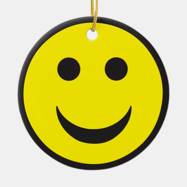 Rave Acid House Ceramic Tree Decoration (Front)