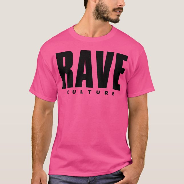 Rave Culture - Edm Festival Raver Minimalist T-Shirt (Front)