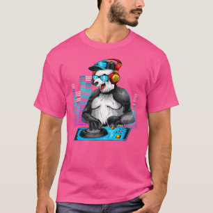 Rave 	 Dj Tee Shirts Cute Panda Shirt Edm Rave Shi