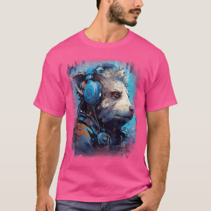 Rave Edm Wombat Headphone T-Shirt