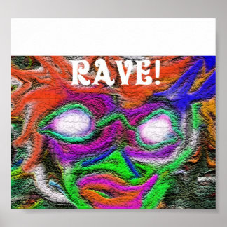 Rave flyer poster